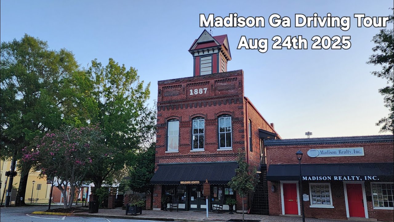 Madison Ga Driving Tour Aug 24th 2025 #madison #driving #drivingtour #video #automobile 