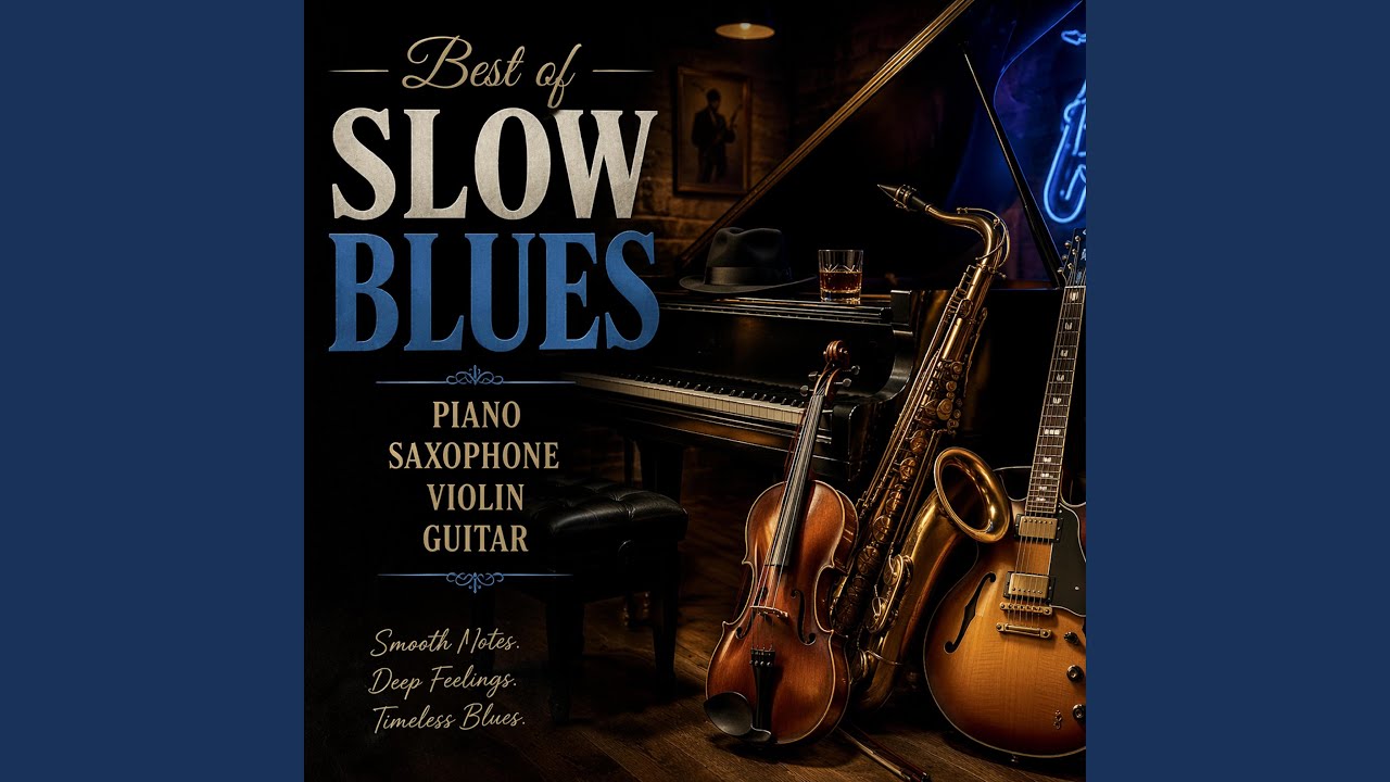 Best of Slow Blues Piano Saxophone​ Violin Guitar