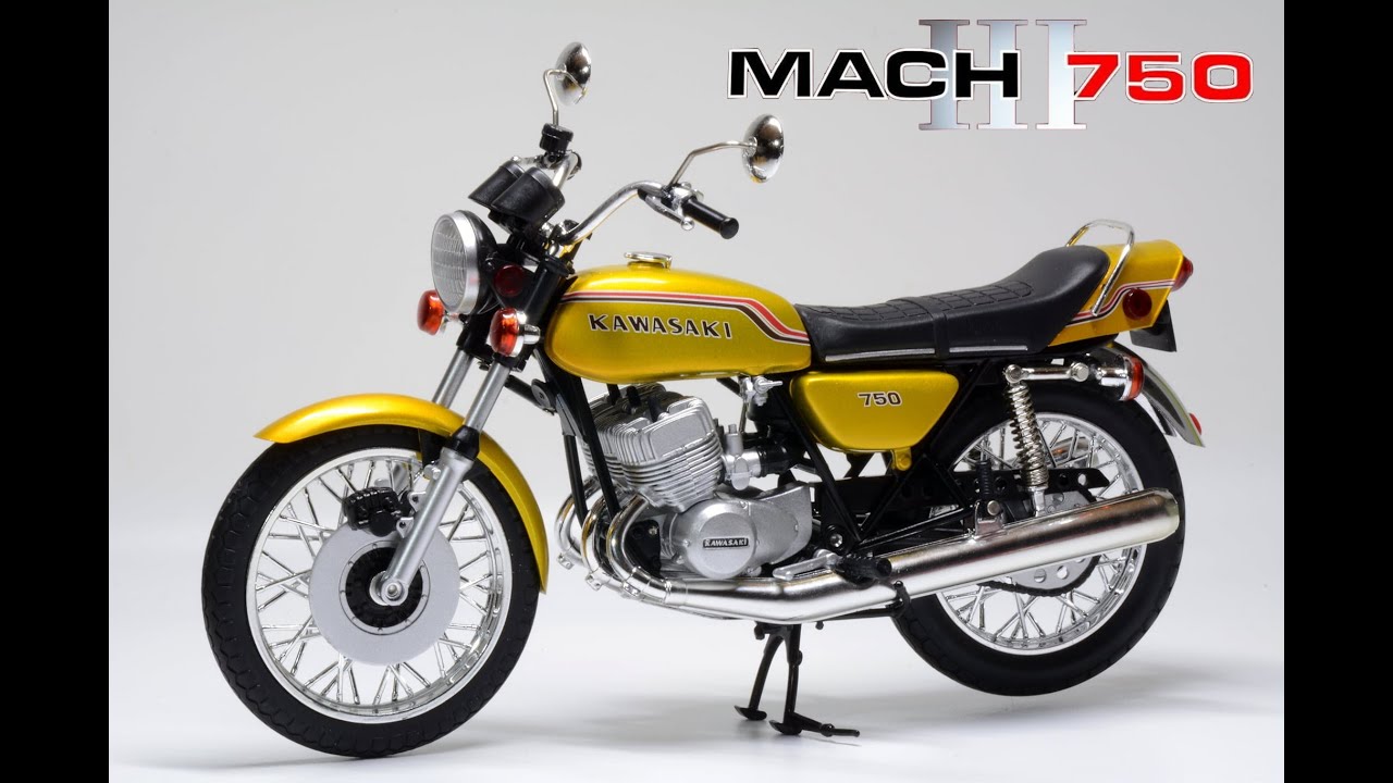 【模型收藏】AOSHIMA 1/12 KAWASAKI 750SS MACH IV