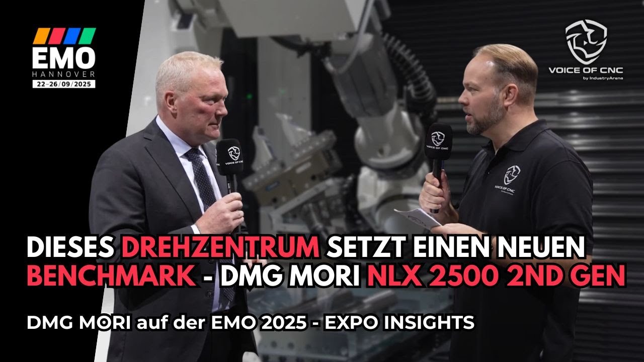DMG MORI WORLD Teil 2:  NLX 2500 2nd GEN  setzt einen neuen Benchmark | VOICE OF  CNC @ EMO