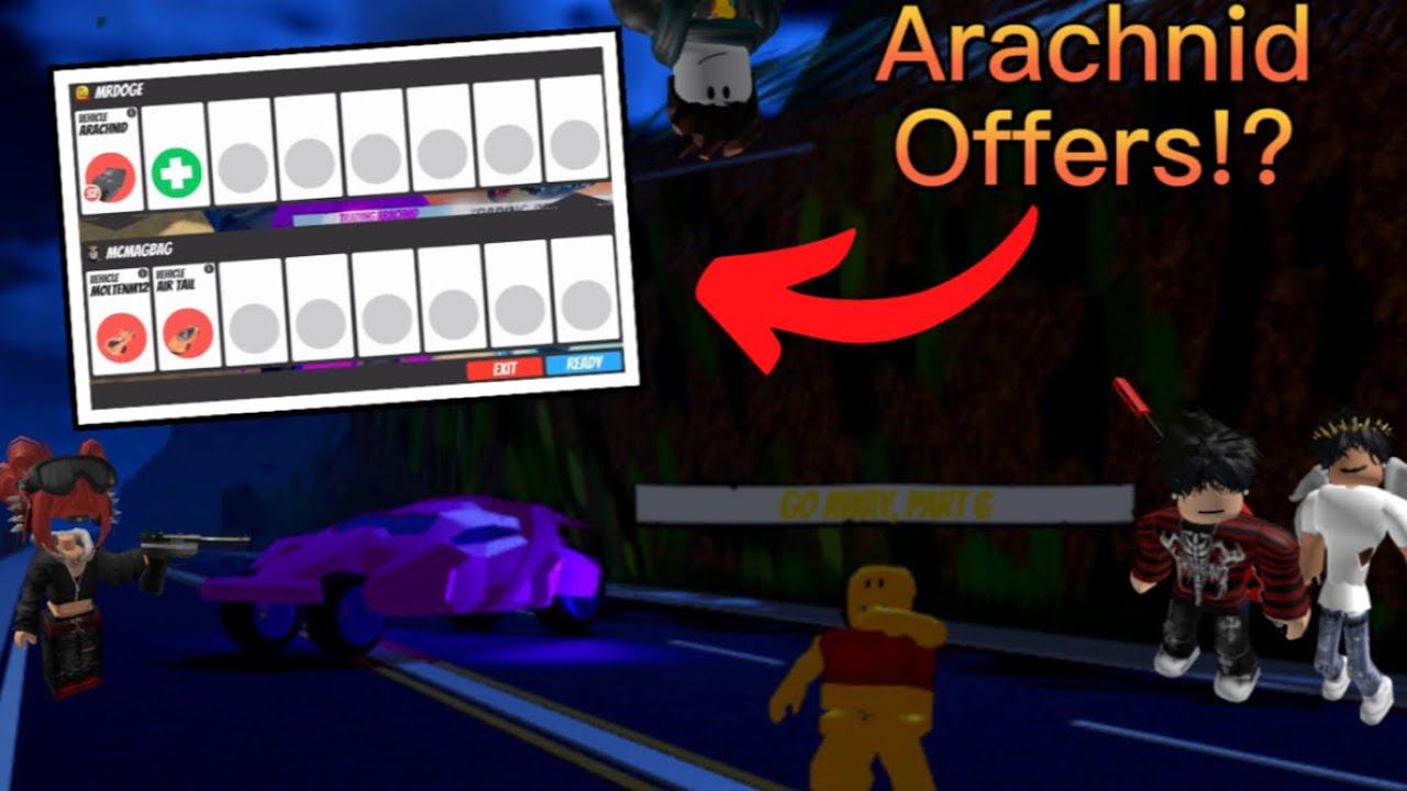 Rating peoples offers for ARACHNID! (Jailbreak Trading 🔄 #6)