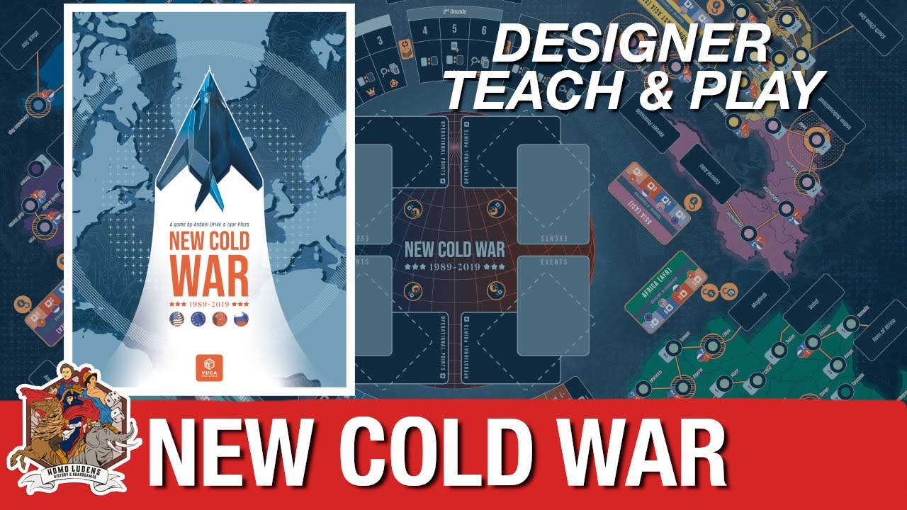 New Cold War: Geopolitical Struggle &ndash; Live Play with Designer Andoni Orive