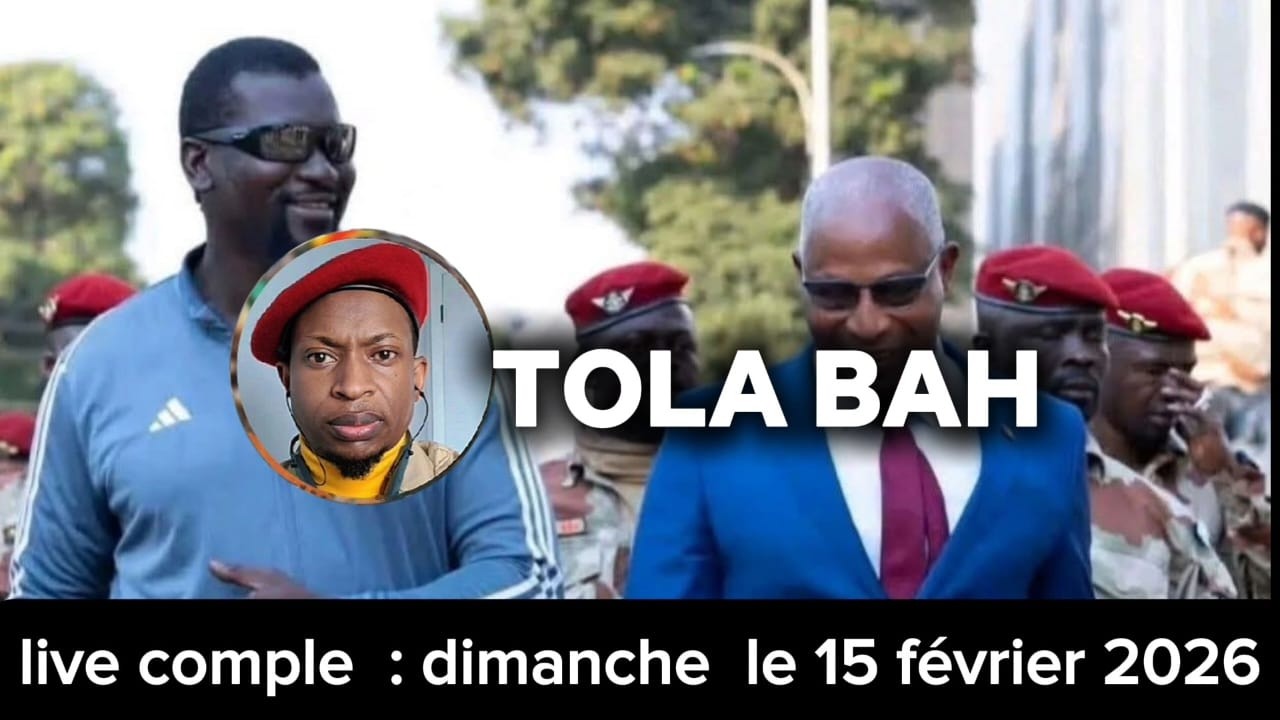 TOLA BAH ÉTAIS EN DIRECT DIMANCHE LE 15 FÉVRIER 2026