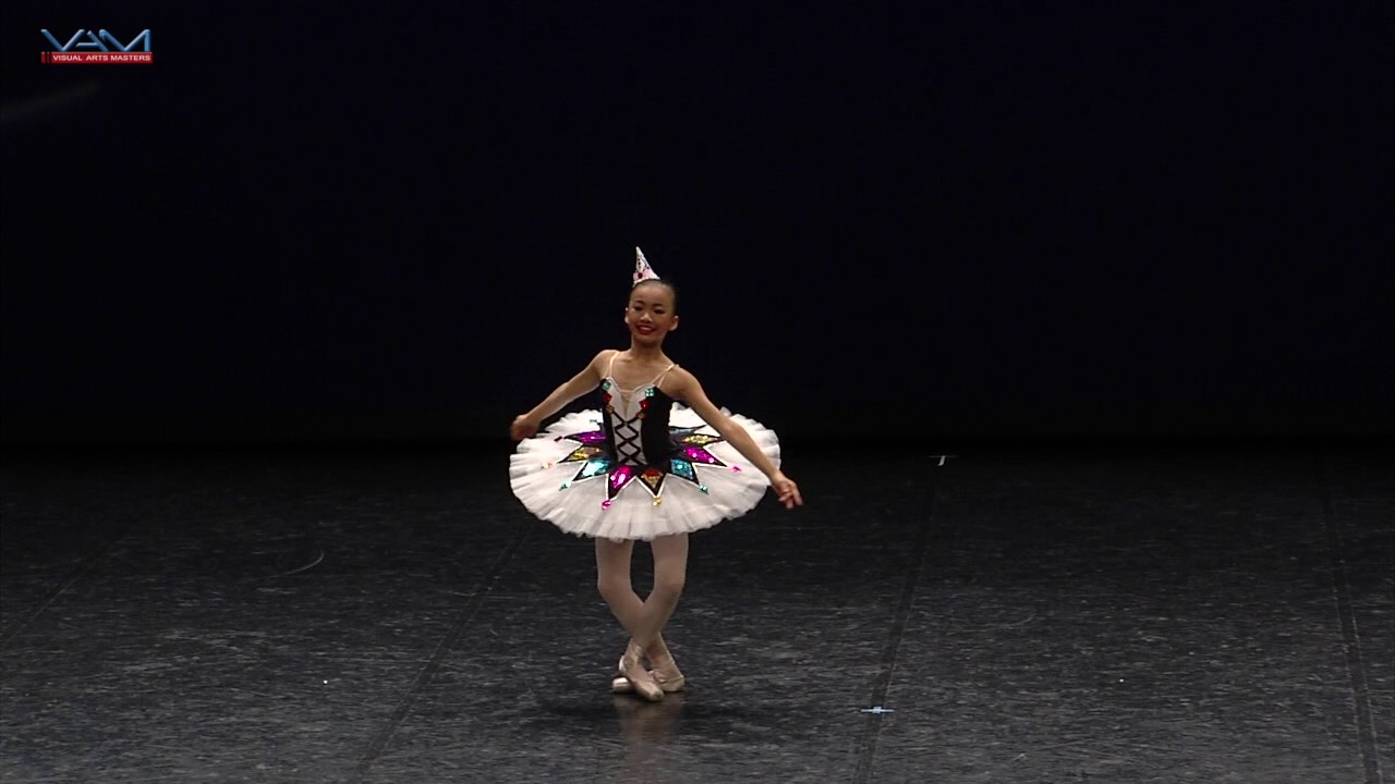 Variation from Harlequinade, Victoria Zhou, 12 year old, YAGP 2017 Paris Junior top 12