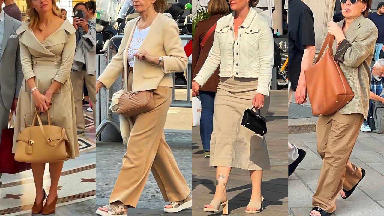 MILAN DAILY STREET STYLE INSPIRED BY ITALIAN TRENDS 🇮🇹 CHIC OUTFITS FASHION 🛍️ SUMMER 2025 SHOPPING