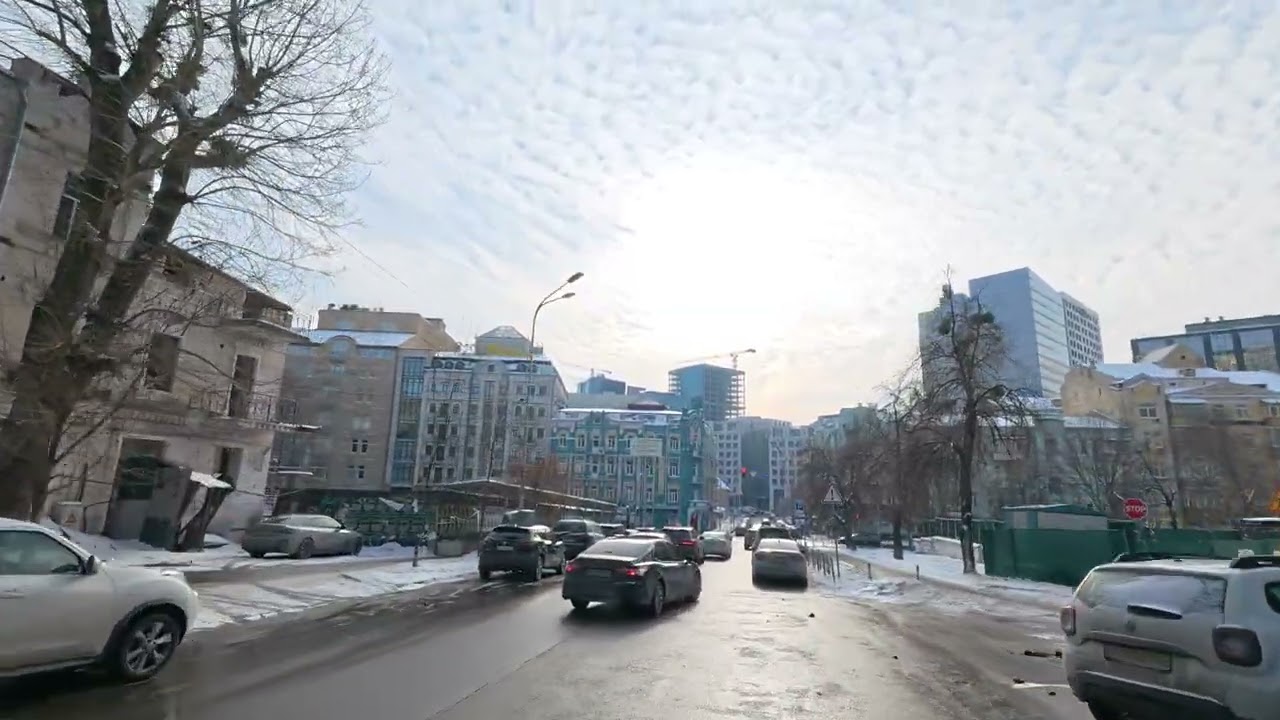 Киев сегодня - прогулка на самокате в 4K