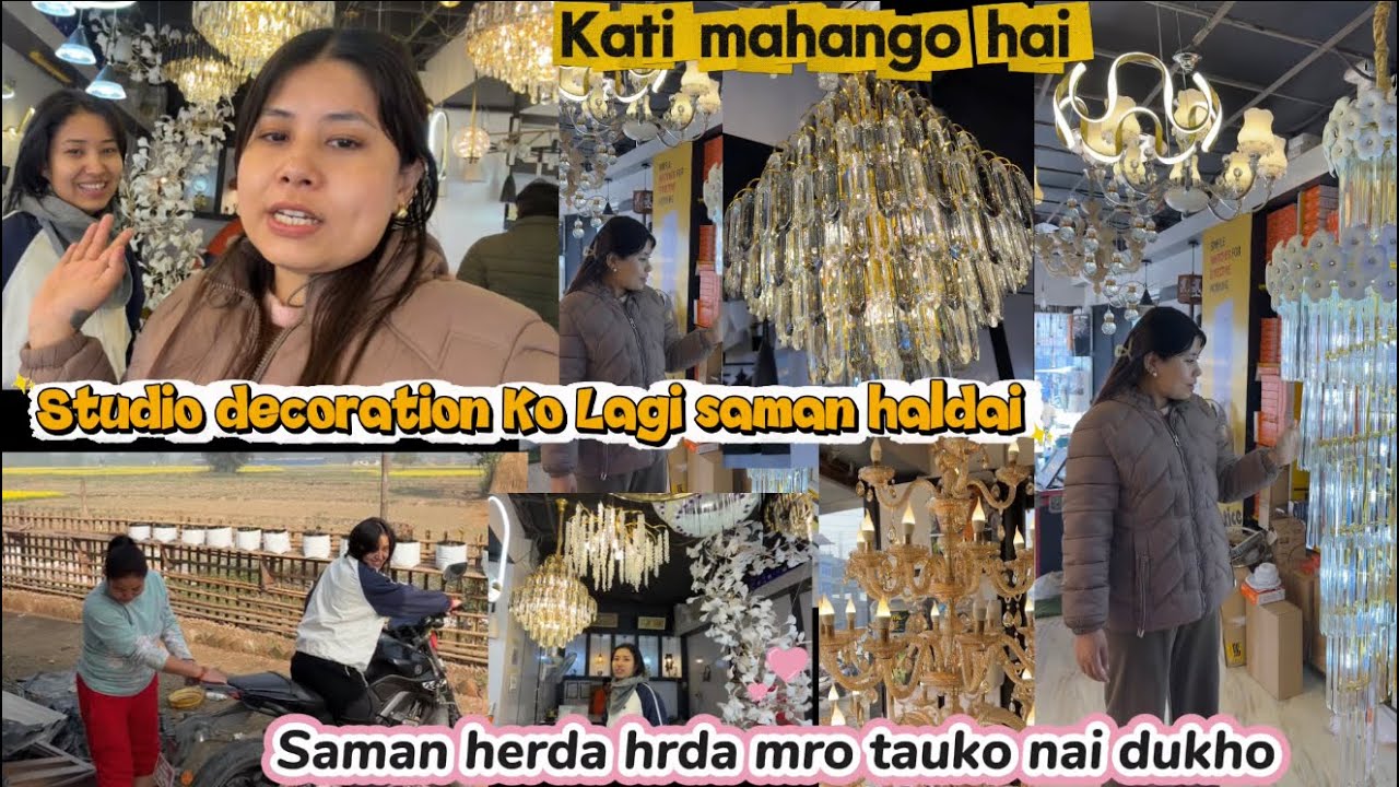 STUDIO OPENING KAHILE? // studio ko lagi k k saman liyera aaim 