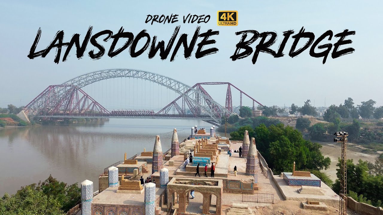 Lansdowne Bridge Sukkur 4k Drone Video #sukkur #djimini3