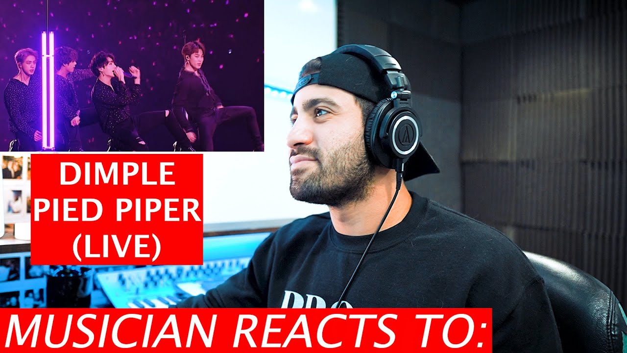 Реакция музыканта на концерт DIMPLE + PIED PIEPER | BTS