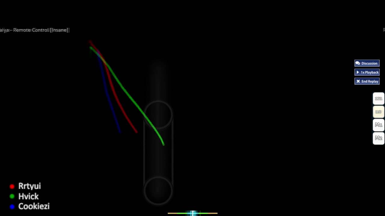 Rrtyui vs Hvick vs Cookiezi Cursor Movement