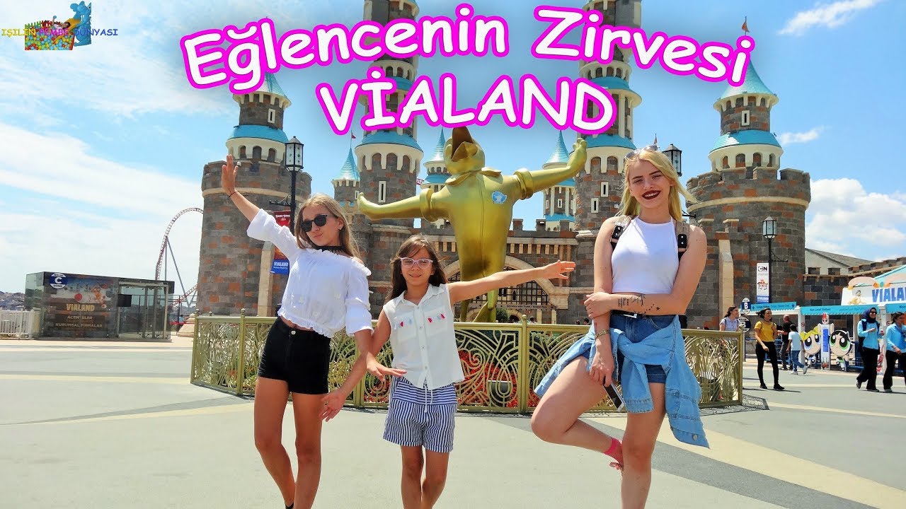 EN BÜYÜK LUNAPARK VIALAND Viking 360 Adalet Kulesi King Kong Çılgın Nehir - Babishko Family