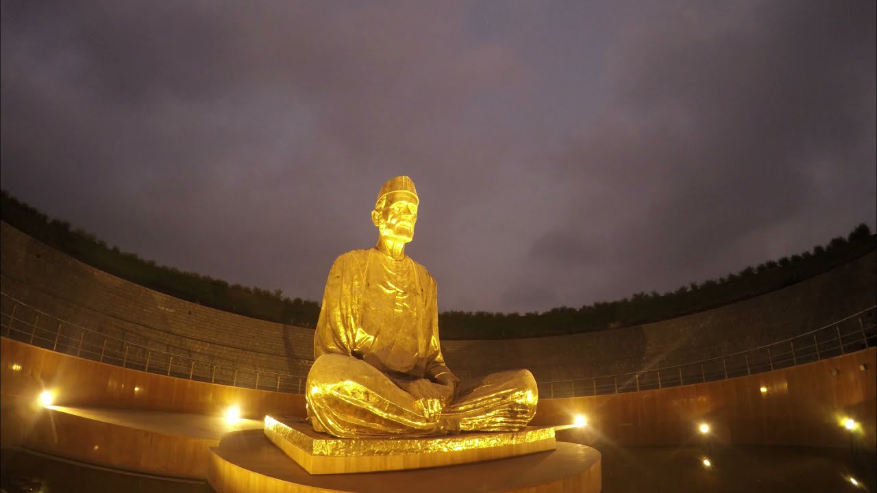 Babuji's statue | Hyderabad | Meditation | at Kanha Shanti Vanam |