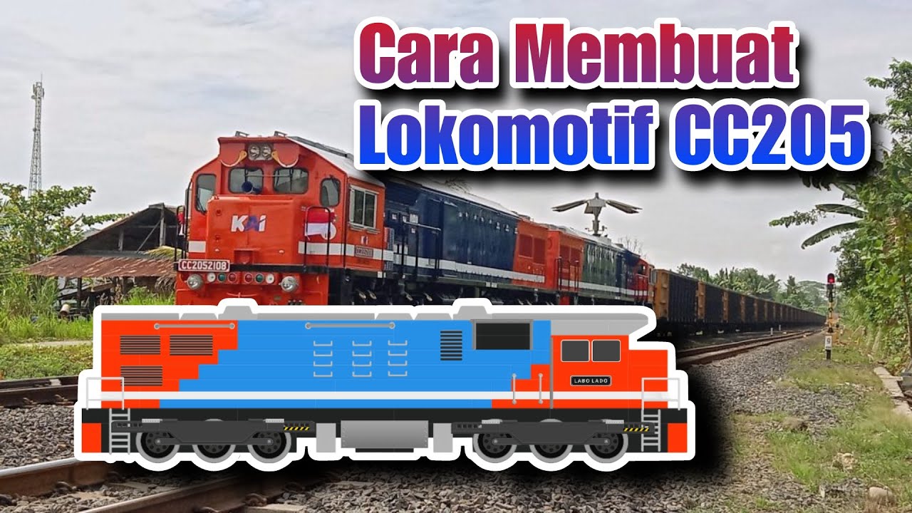 Cara Membuat CC205 - Labo Brick Train