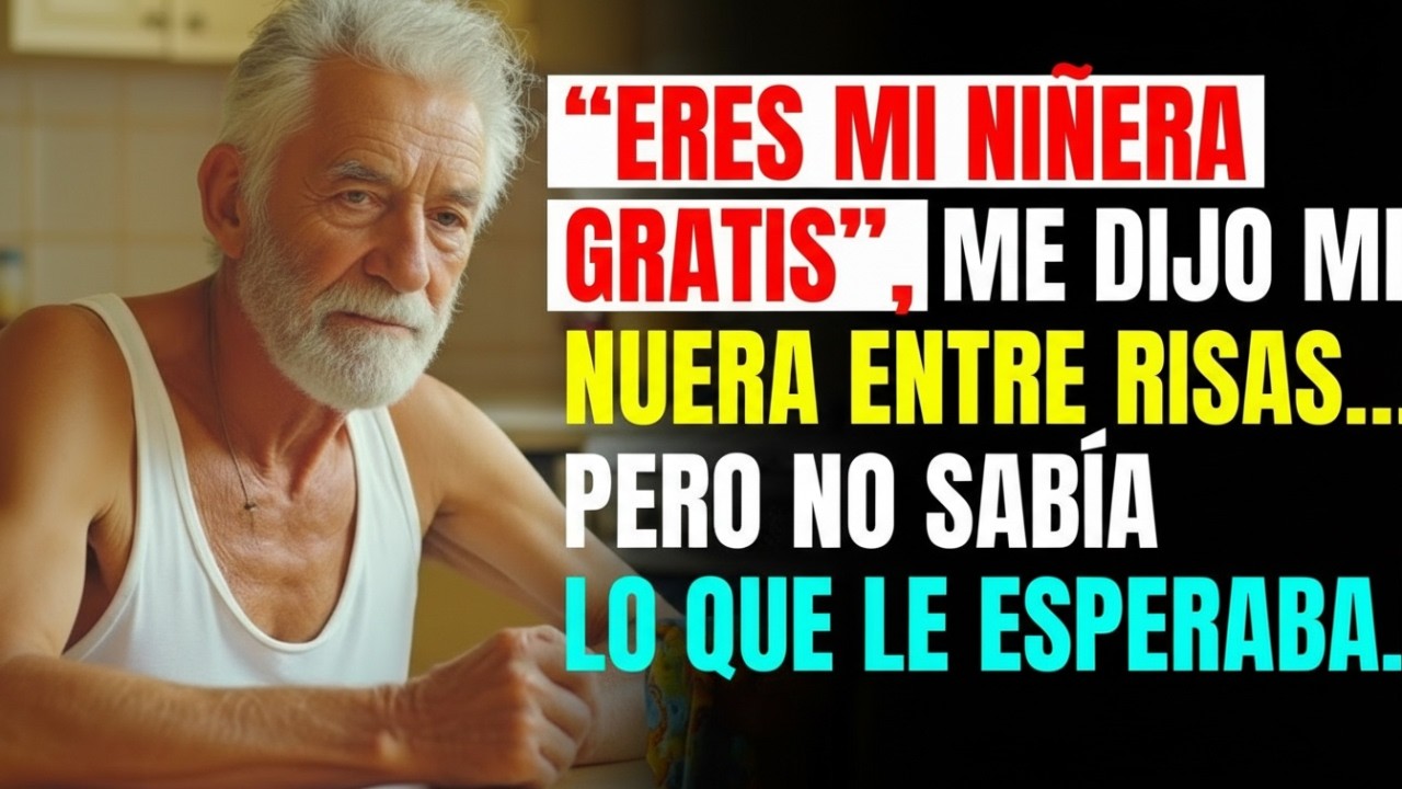 Eres mi CANGURO SIN PAGO”, me dijo MI NUERA sonriendo… pero NO IMAGINABA lo que le ESPERABA