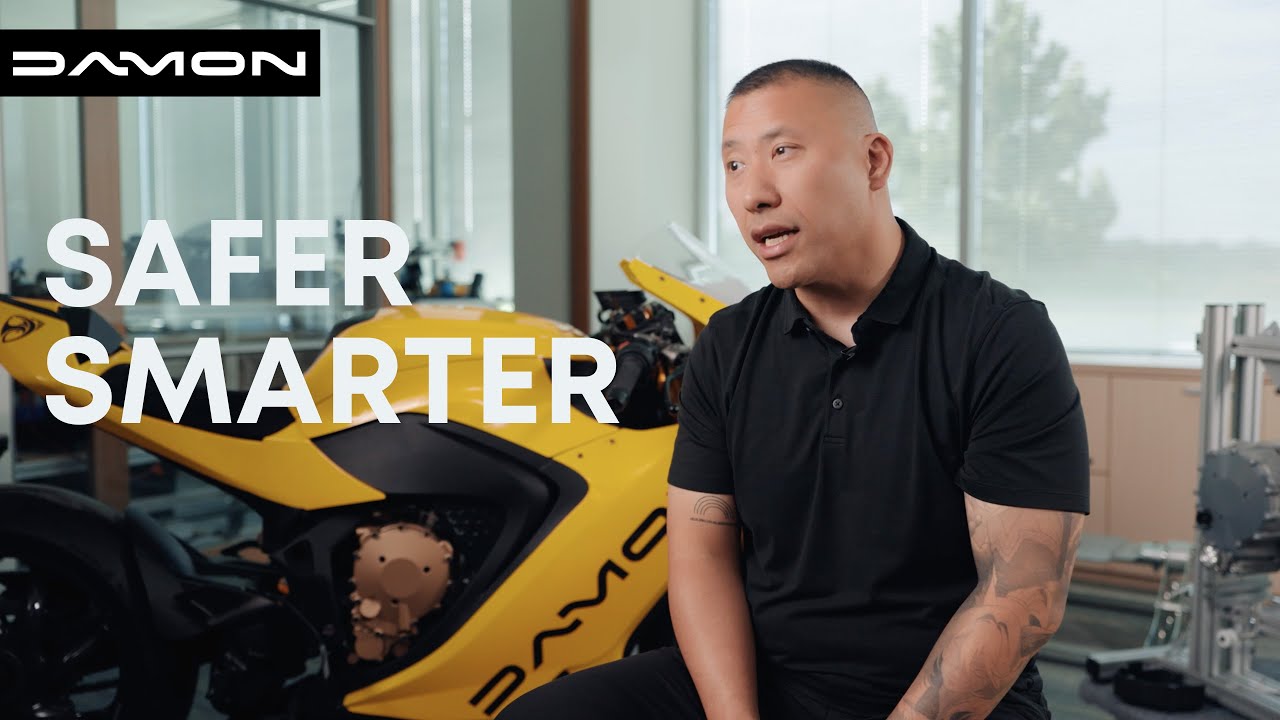 ИИ и безопасность мотоцикла: видение Дэймона для более безопасной и умной езды