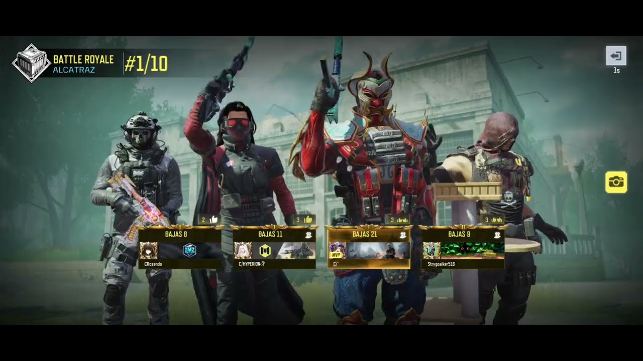 Call Of Duty Mobile. Alcatraz 6 De 7 @strygoaiker1528 @luisgil1899 @irvingarcia7180 Salvó La Partida