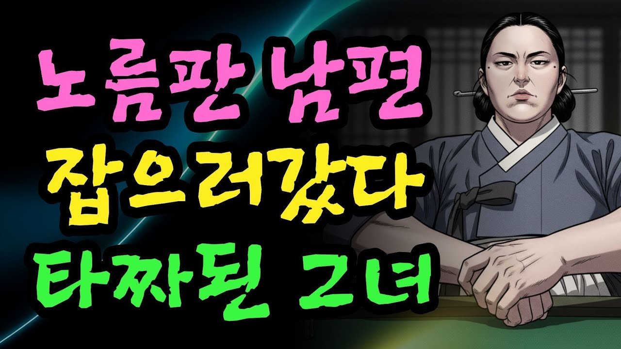 [야담] 설거지하던 여인이 사기판을 끝낸 이야기💡설거지꾼 된 아낙의 완벽한 복수#조선야담