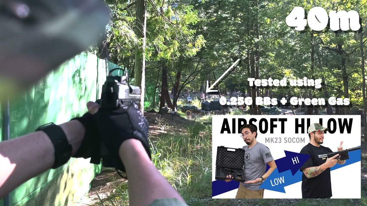 Tokyo Marui Upgraded MK23 (Airsoft Hi / Low)