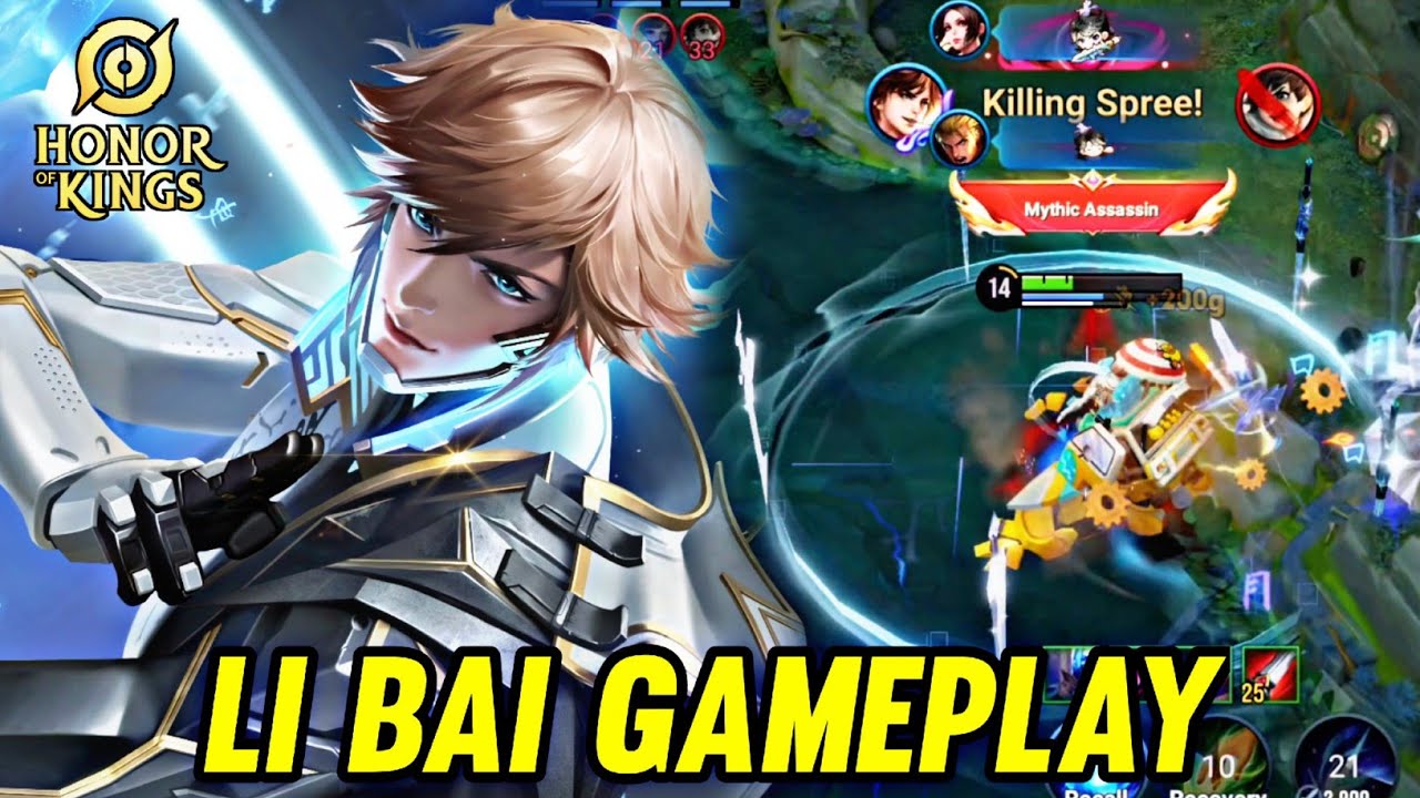 HOK : LI BAI GAMEPLAY | IN JUNGLE - HONOR OF KINGS