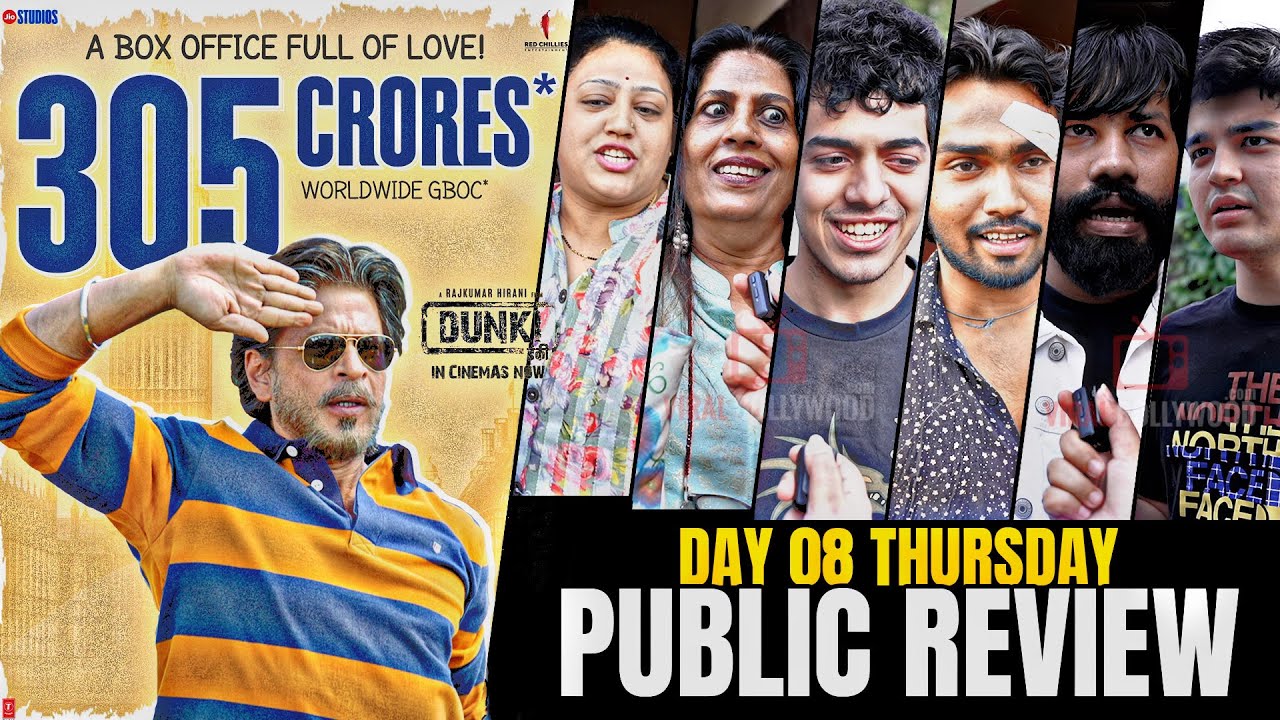Dunki | Cross 300cr in Just 7 Days | Public Review | Shahrukh Khan, Rajkumar Hirani