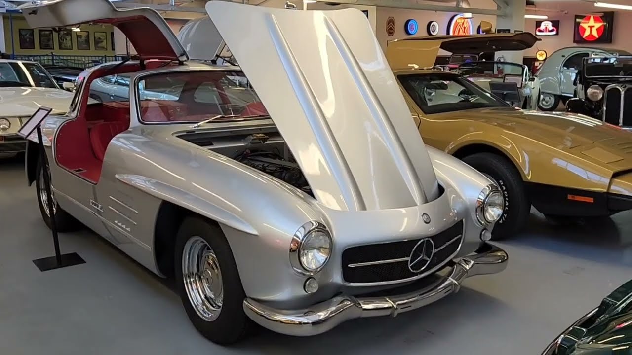 1955 Mercedes Benz 300SL Gullwing. 1947 Tatra T87!