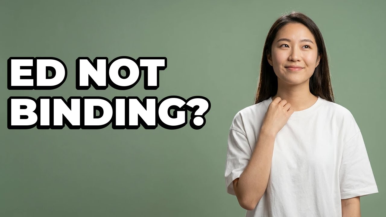 Does Insufficient Financial Aid Nullify Early Decision Binding?