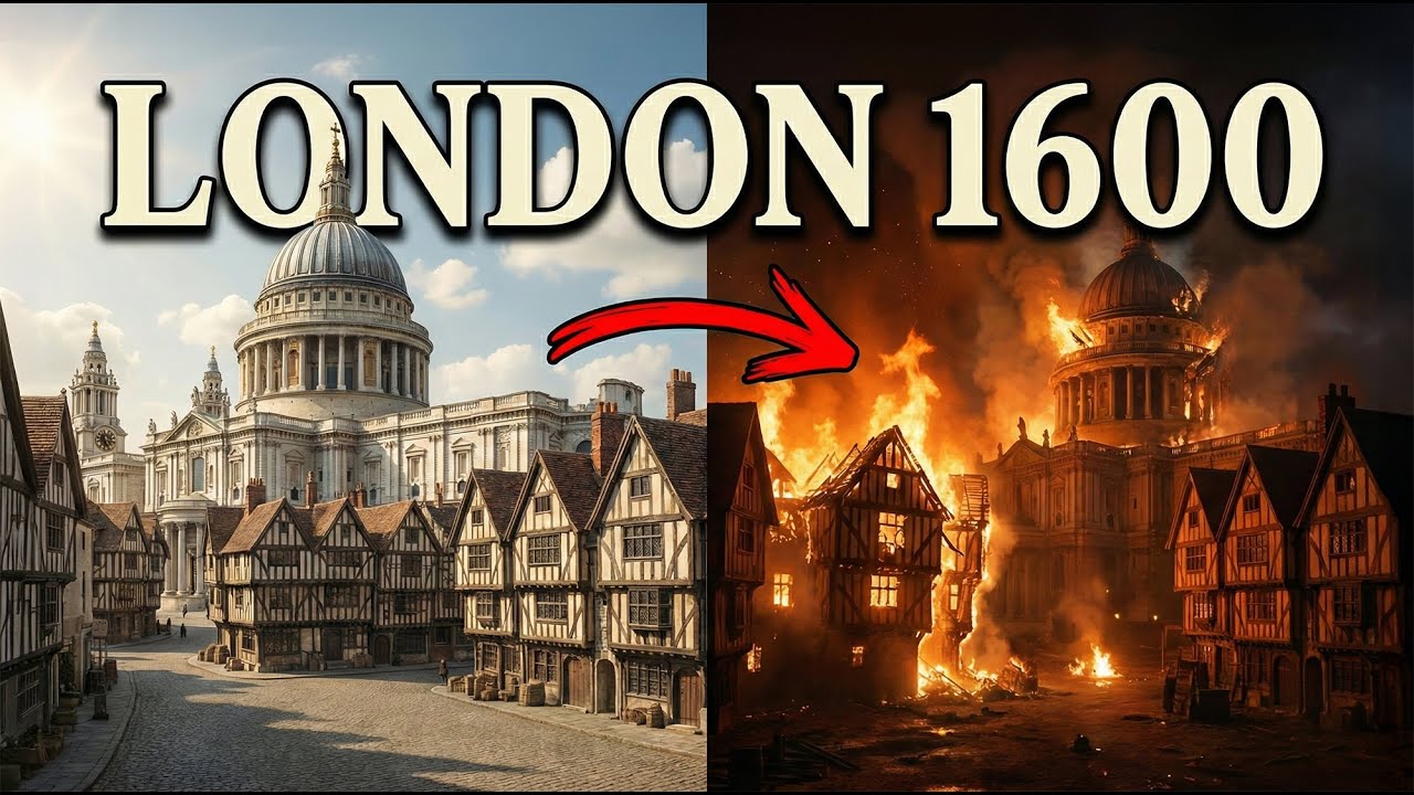 London 1600: The City That Was Executed (AI Reconstruction)