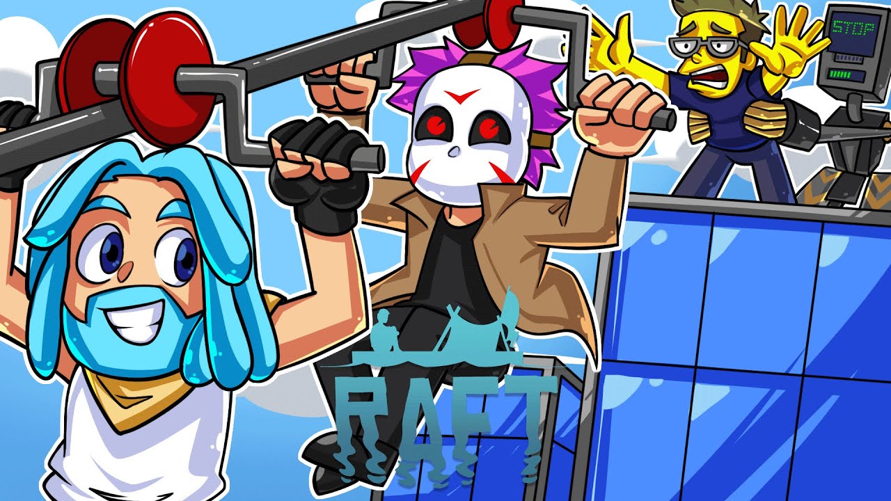 The Robots Want Us Out Of Their City! | Raft [Multiplayer E6]