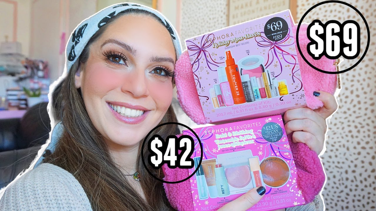 SEPHORA FAVORITES HOLIDAY 2024 KITS UNBOXING!!!!