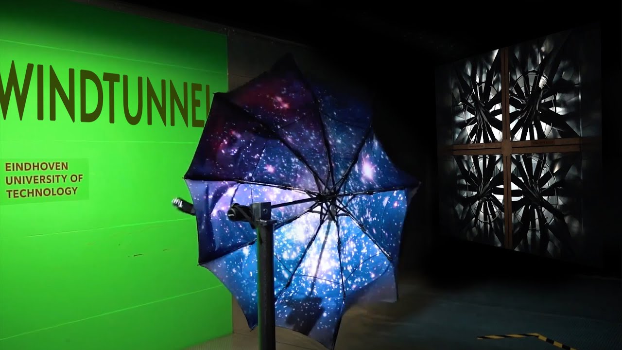 Tumella Umbrella - Windtunnel Test