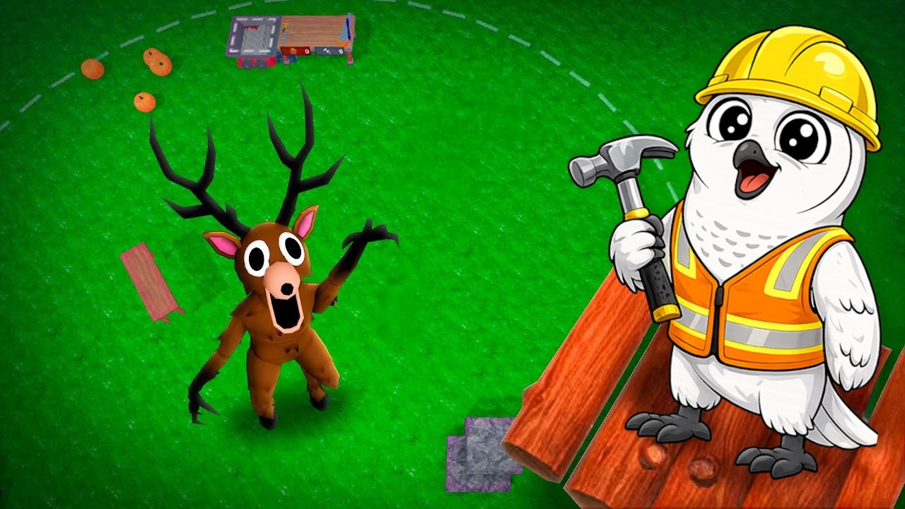 Deer and Ram BUILD a SKYBASE in 99 Nights in the Forest