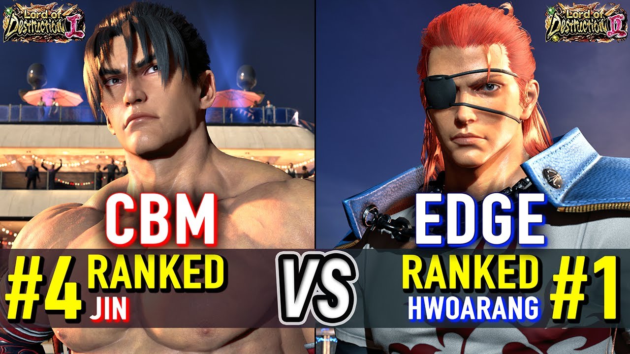 T8 🔥 CBM (#4 Ranked Jin) vs EDGE (#1 Ranked Hwoarang) 🔥 Tekken 8 High Level Gameplay