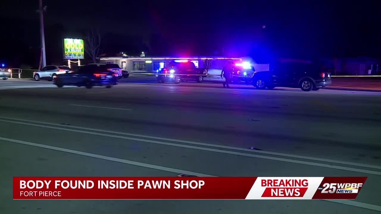Police respond to fatal shooting at Fort Pierce pawn shop