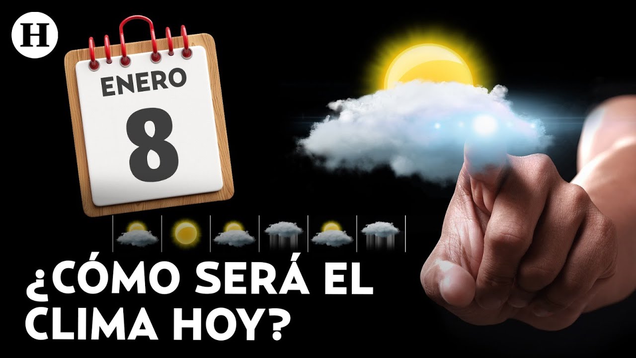 ¿Cómo será el clima este 8 de enero? Estos estados registraran lluvias y frío este jueves
