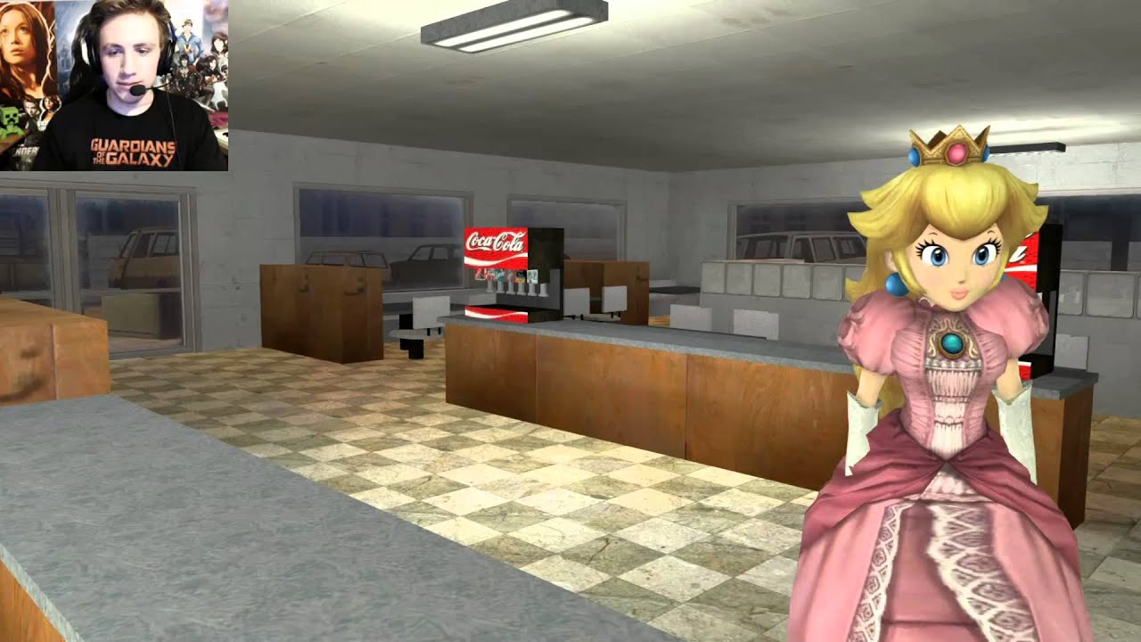 MARIO BROS. & PEACH IN MCDONALD'S! - Gmod Super Mario Bros. Mod (Garry's Mod)