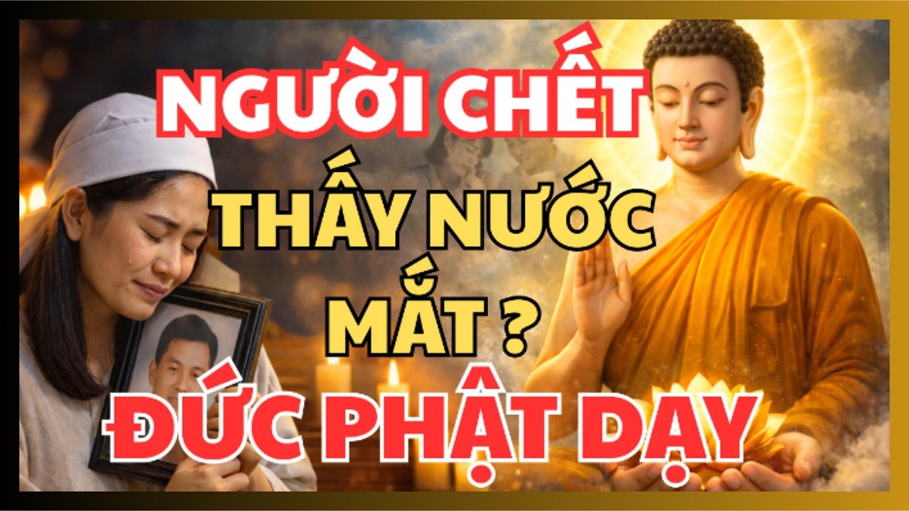 NGƯỜI CHẾT CÓ NHÌN THẤY NGƯỜI THÂN KHÓC KHÔNG? Đức Phật DẠY RẰNG NƯỚC MẮT CÓ THỂ LÀM HẠI