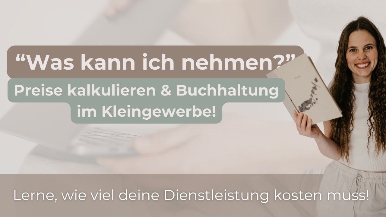 Geld verdienen im Kleingewerbe: Preisgestaltung & Buchhaltung leicht gemacht