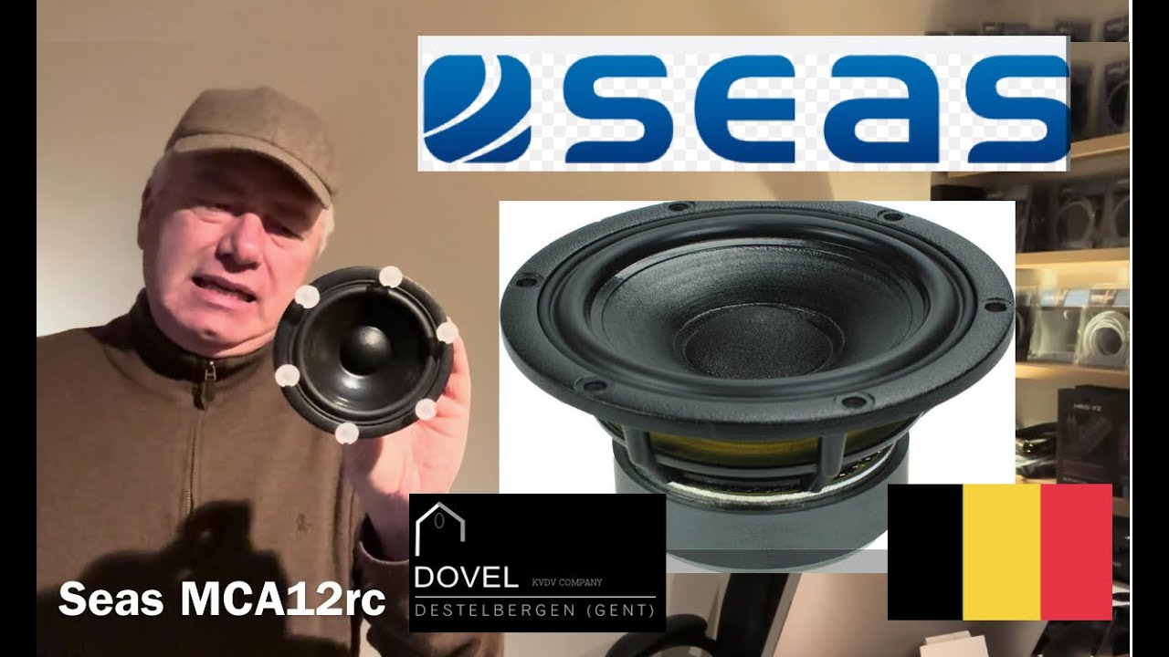 SEAS MCA12RC (H1304-08) Explained | Reference Midrange Driver | Direct Import Belgium | Dovel