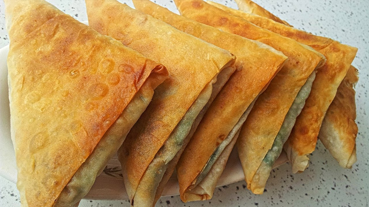 Lavaşdan Qutab Dadinda Qəlyanalti Resepti.Sadə göyərtili və pendirli .Закуска по вкусу Гутаб.