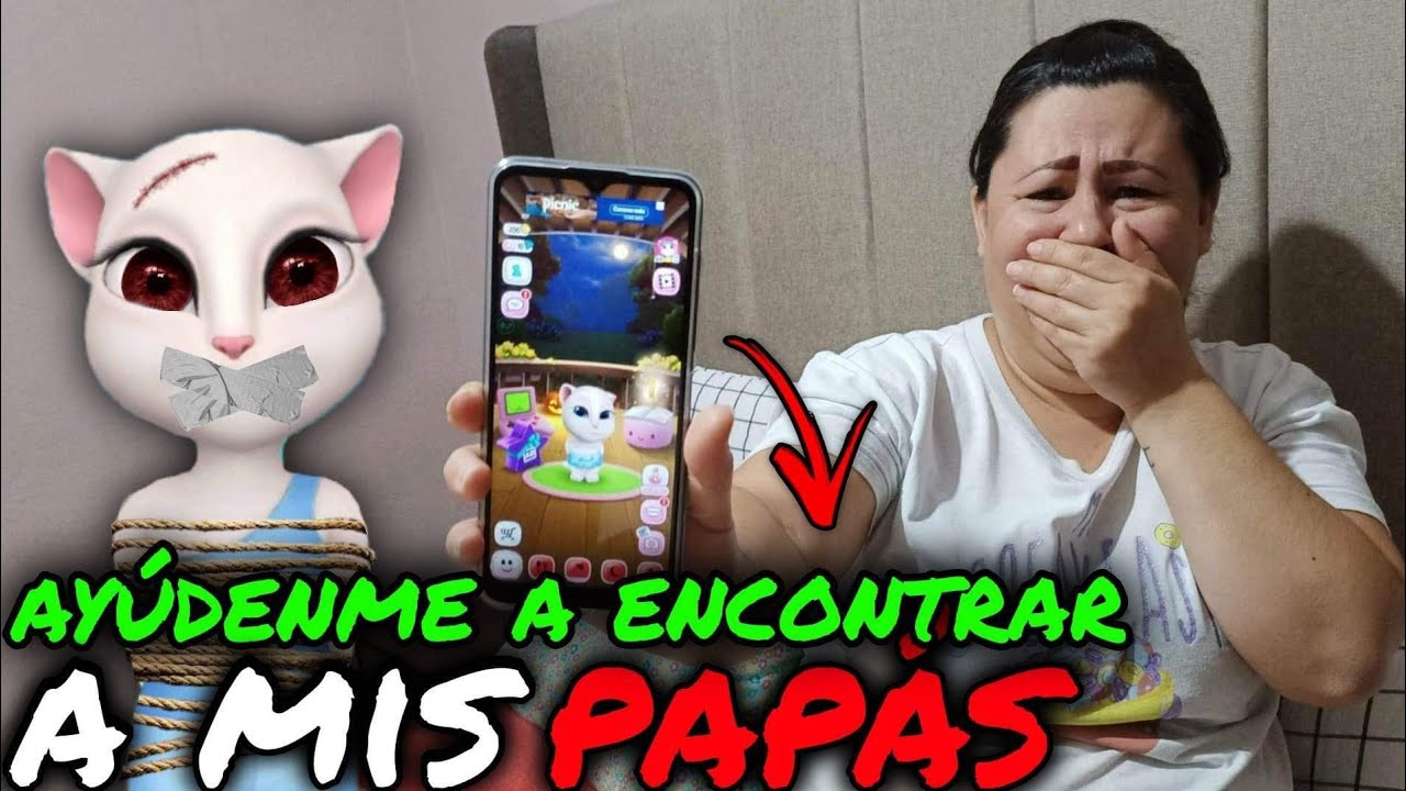 *TALKING ANGELA* ME PIDE AYUDA😱 DICE QUE YA NO QUIERE ESTAR AHÍ (mira completo el video) TERRORIFICO