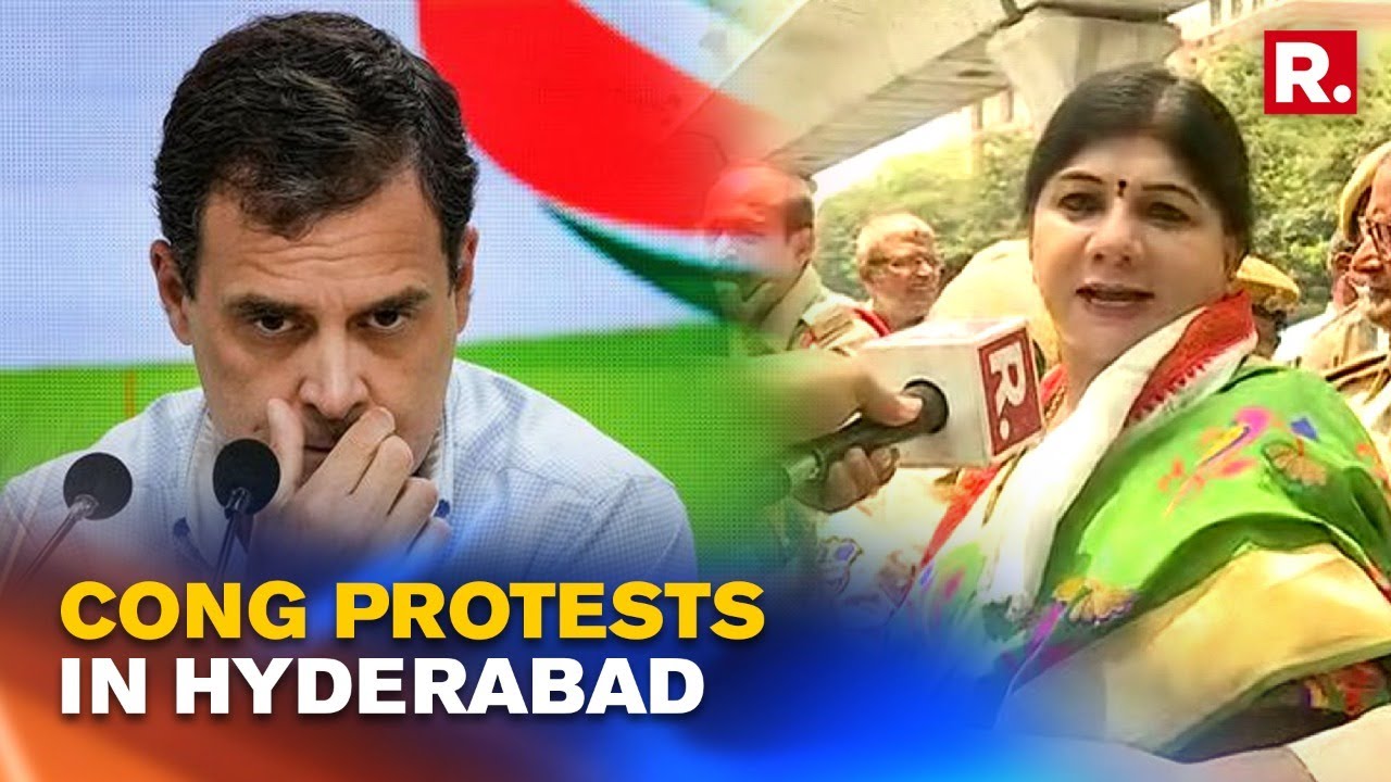 Mahila Congress Stage Protest After Osmania University Denies Permission For Rahul Gandhi's Visit