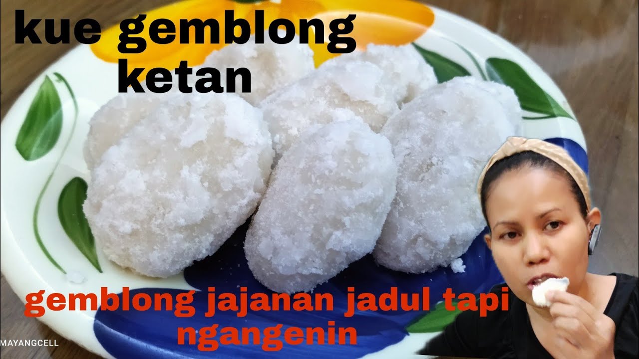 jajanan jadul bikin ngangenin!! resep kue gemblong ketan putih