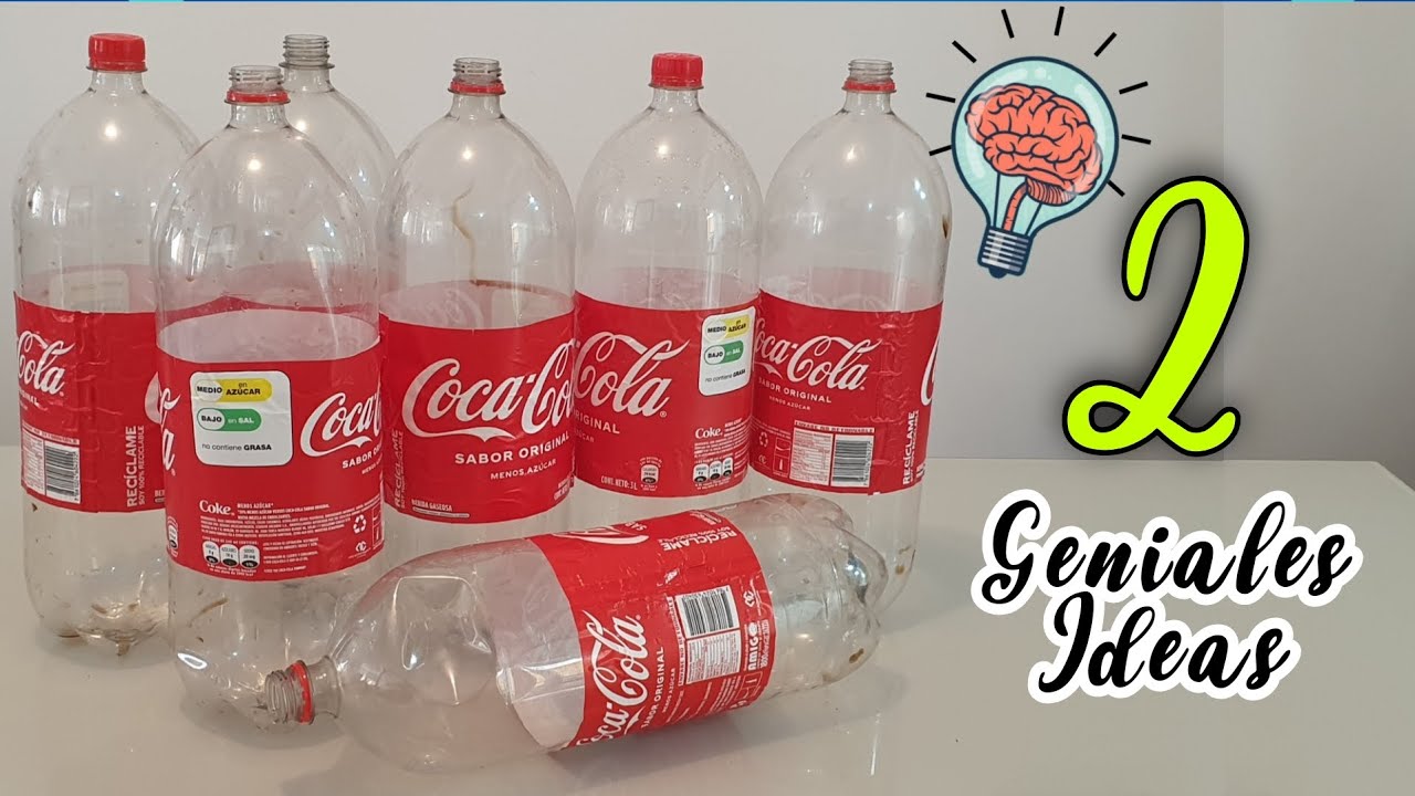 2 Geniales Ideas con BOTELLAS PLÁSTICAS Recicladas| Mira lo Sorprendente que es Reutilizar y Crear!