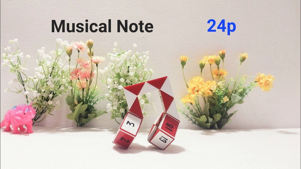 Rubik's Twist or Snake Cube 24 Pieces - Musical Note