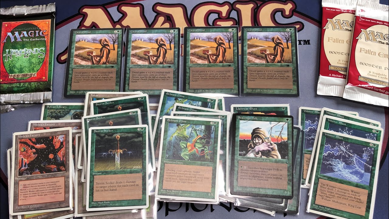 Old School Budget Mono Green Deck Tech