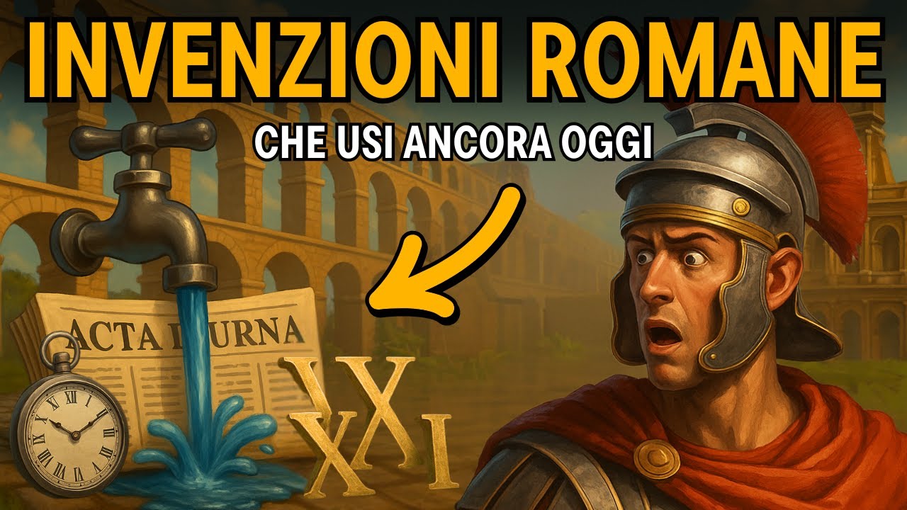 10 INVENZIONI Romane che Usi ANCORA OGGI (e Non lo Sai!) | STORIA ROMANA
