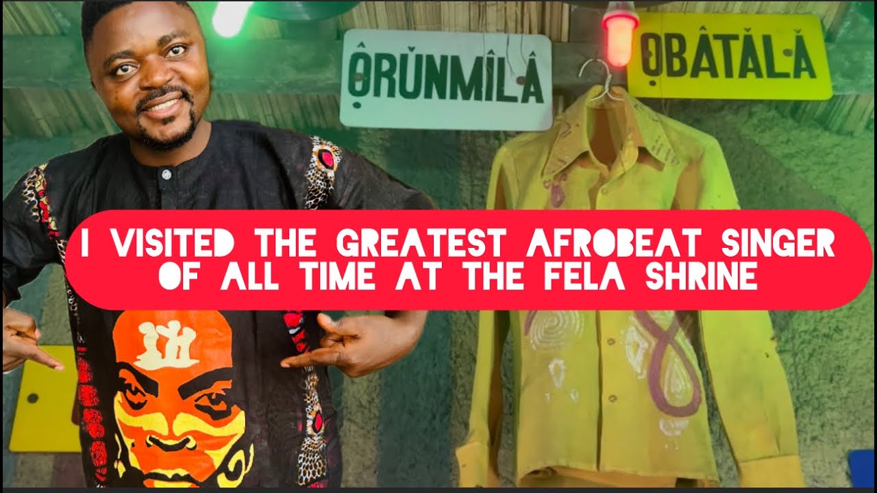 I Visited the Greatest Afrobeat Artist of All time in Lagos Nigeria at the Fela Shrine