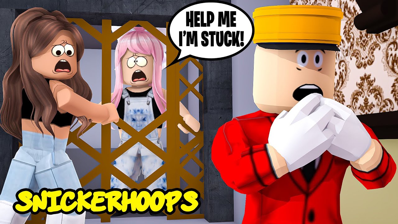 Snicker Hoops GETS STUCK in the HOTEL ELEVATOR | Roblox Games to Play