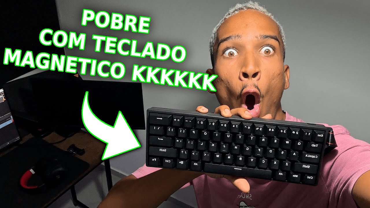 COMPREI UM TECLADO MAGNÉTICO (eu nunca tive um teclado bom assim)