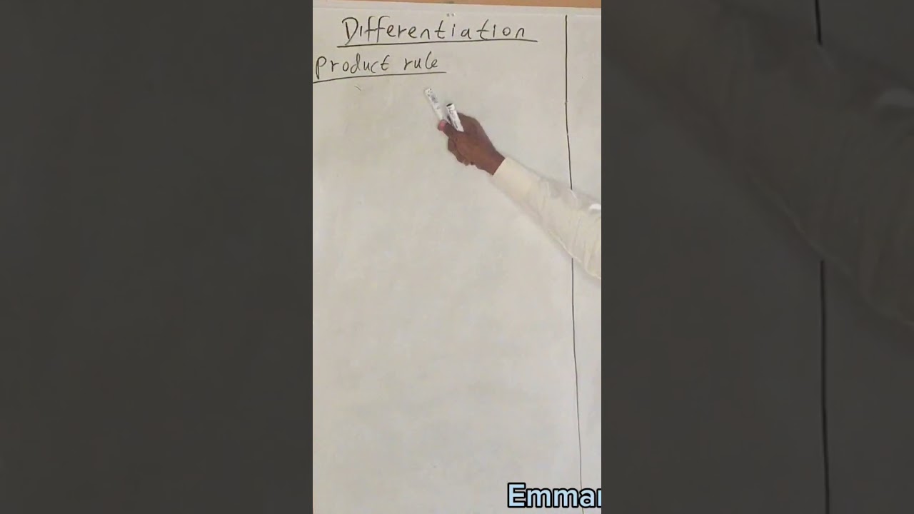 Differentiation. Product rule. #emmanuelmathsacademy #productrule #differentiation #calculus